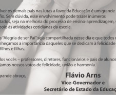 Parabéns a todos os pais no Estado do Paraná