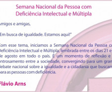 Semana da Pessoa com Deficiência Intelectual e Múltipla