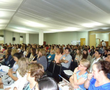 Abertura do Simpósio Ensino Médio Integrado Eixos Tecnológicos na última segunda-feira (10) em Foz do Iguaçu.