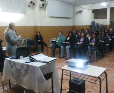 Encontro realizado no Núcleo Regional de Educação de Guarapuava.