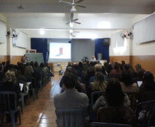 Encontro realizado no Núcleo Regional de Educação de Guarapuava.