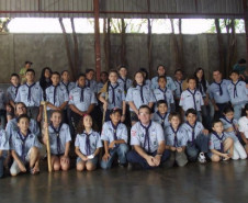 3º grupo de escoteiros é formado em escola estadual