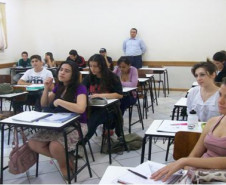 Alunos de Arapongas no SENAI