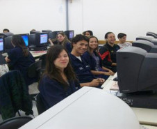 Alunos de Arapongas no SENAI