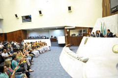 Os 13 projeto vencedores da terceira edição do Orirerê – Cabeças Iluminadas foram premiados nessa terça-feira (20), em sessão da Assembleia Legislativa do Paraná.