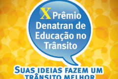 Alunos de pré-escola, ensino fundamental, ensino médio e EJA já podem se inscrever no 11º Prêmio Denatran de Educação no Trânsito.