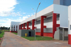 No município de Terra Roxa, região Oeste, as obras do CEEP Terra Roxa estão em fase de acabamento final. 