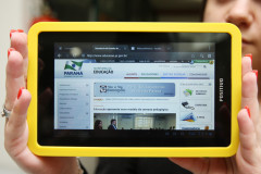 CURITIBA,PR 22 DE JANEIRO DE 2013 - Secretaria promove formação para uso de tablets na DITEC.