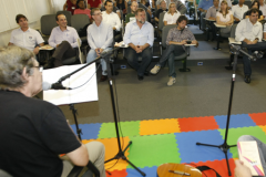 Projeto reúne mensalmente funcionários da Secretaria e convidados para uma roda de conversa.