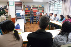 As obras, que beneficiam cerca de 830 estudantes e 77 profissionais da educação, iniciaram nessa quarta-feira (15). Colégio fica em Cascavel.