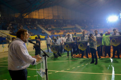 O governador em exercício Flávio Arns, abre oficialmente a segunda etapa dos 60.º Jogos Escolares do Paraná, no ginásio de esportes Luiz Augusto Zin. Arapongas, 20/05/2013.  