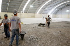 Obras de reforma do Colégio Estadual Pilar Marurana. 15-05-13.