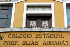 Colegio Estadual Elias Abrahao no Cristo Rei, Av. Senador Souza Naves. 23-07-13.  