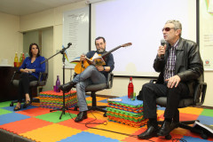 A coreógrafa Deborah Kramer e o jornalista e escritor Hugo Mengarelli foram os convidados da sexta edição do evento.