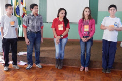 Eventos servem para definir delegação que representa o Paraná na 4ª Conferência Nacional Infantojuvenil pelo Meio Ambiente, Brasília. Atividades do NRE de Apucarana.