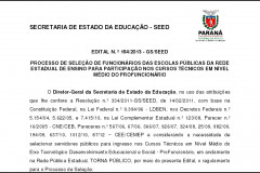 As inscrições serão realizadas até 11 de outubro, das 09h às 12h e das 13h 30min às 17h na sede dos NRE que estão oferecendo vagas.