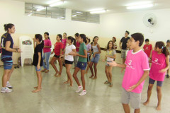 Aulas de dança.