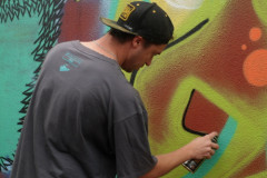 Houve dança, grafitagem, campeonato de skate, mostra de trabalhos, divulgação dos cursos técnicos, concurso de fotografias, entre outras atrações.