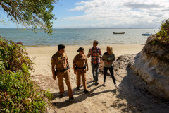 Representantes da Secretaria da Educação e do Batalhão da Patrulha Escolar estiveram no Colégio Estadual Felipe Valentim e no Colégio Estadual Lucy Requião de Mello e Silva, ambos na Ilha do Mel.Ilha do Mel, 08/10/2013.
