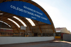 Cidade de Sarandi, novo Colégio Estadual Parque Alvamar, que será inaugurado no início do ano letivo de 2014. 09-10-13.