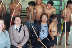 Alunos visitam comunidade indígena de Ortigueira