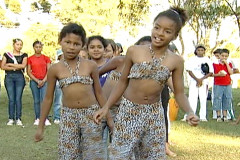 Programa mostra trabalhos da equipe pedagógica para ensino e a relação com cultura local, na Escola Estadual Quilombola Maria Joana Ferreira, em Palmas. 