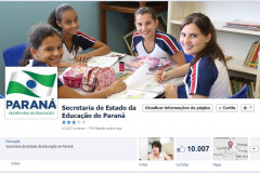 A página oficial da Secretaria no Facebook ultrapassou a marca de 10 mil fãs. São milhares de pessoas recebendo atualizações como notícias e avisos.