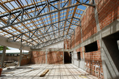 Colégio Estadual Amâncio Moro em Curiitba com obras de ampliação. 29-10-13.  