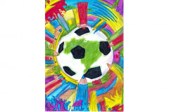 Ilustração feita por aluno do Colégio Estadual Prefeito Joaquim da Silva Mafra, em Guaratuba, foi escolhida através de votação pela internet. Concurso foi sucesso, com 7 mil votantes.