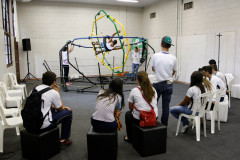 Foz do Iguaçu, Ficiencias no pavilhão de exposição do parque da Itaipu. 20-11-13.