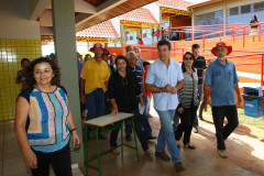 Governador Beto Richa inaugura a Escola Estadual do Campo José Marti, no Assentamento 8 de Abril. Jardim Alegrei/Pr, 30.11.2013.