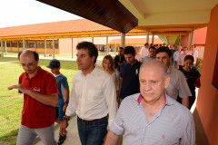 Governador visitou obras do Centro Estadual de Educação Profissional do Sudoeste e do Colégio Estadual Eduardo Virmond Suplicy. 14/03/2014. 