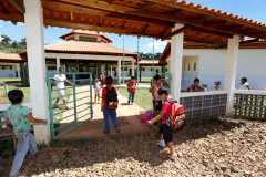 Escola Indígena Cacique Koféj, em São Jerônimo da Serra. 14-03-14.