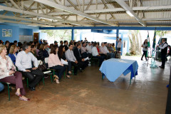 CEEP Assis Brasil em Clevelândia receberá novas acomodações para alunos e novos laboratórios, chefe do Núcleo Regional de Educação de Pato Branco assina documento. 11-04-14.