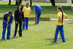 Entrega de quadra de golf 7 no complexo de Esportes do Tarumã. 16-04-14.