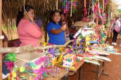 Escola Estadual Indígena Araju Porá e o Colégio Estadual Indígena Kuaa Mbo'e ambos em Diamante do Oeste realizaram Semana Cultural Indígena em parceria.