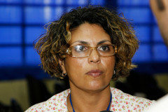 Palestras no CEEP Curitiba para alunos do último ano sobre empregos, na foto a coordenadora Rita de Cassia Queiroz. 08-05-14. 