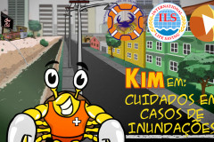 Cuidados em Casos de Inundações, animação da Coordenação de Produções Multimídia.