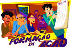 Profissionais da educação da rede estadual participam neste mês de encontros para formação continuada. Evento contará como progressão.