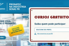 Os cursos são gratuitos e oferecidos pelo Serviço Nacional de Aprendizagem Industrial (SENAI), por meio do Pronatec e da Secretaria da Educação.