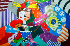 Colégio Estadual Senador Manoel Alencar Guimarães, exposição com o tema da Copa do Mundo 2014 no Brasil. 11-06-14.