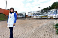 Lozangela Machado de Morais Calado, diretora do Colégio Estadual Nossa Senhora da Conceição, em Campo Magro, região metropolitana de Curitiba.
Curitiba, 27-05-14.