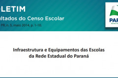 Informativo também compara dados sobre dependências nas escolas, recursos para alunos com deficiência e a existência de equipamentos eletrônicos.