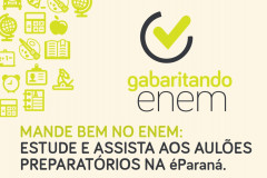 Os aulões preparatórios do programa Gabaritando Enem voltam à programação da TV éParaná durante os próximos três meses.