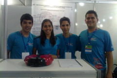 Alunos do ensino médio representaram Estado do Paraná em uma das maiores feiras científicas do Brasil que selecionou 300 projetos.