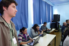 Os responsáveis pela postagem de materiais receberam conteúdos que auxiliam na manutenção e atualização das informações das escolas.