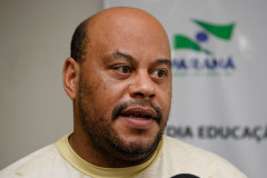 O seminário “A Cor da Cultura” debateu as formas de ensinar a história e a cultura afro-brasileira e africana nas salas das escolas públicas do Paraná. O evento, promovido pelo Departamento de Educação para a Diversidade da Secretaria de Estado da Educação do Paraná (Seed-PR), foi realizado nesta quinta e sexta-feira (18 e 19) no auditório da Diretoria de Tecnologia Educacional (Ditec), em Curitiba, Sandro Fernandes. 19-09-14. 