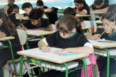 A cada dois anos, a Prova Brasil e o Sistema Nacional de Avaliação da Educação Básica (Saeb) avaliam o rendimento escolar permitindo que professores e diretores analisem o desempenho de seus alunos e escolas.
