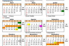 Calendário 2015 Reorganizado