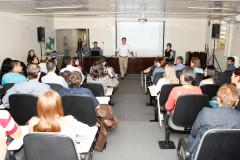 Coordenadores técnicos financeiros dos 32 NREs participaram de reunião sobre a gestão dos recursos repassados às escolas estaduais.
